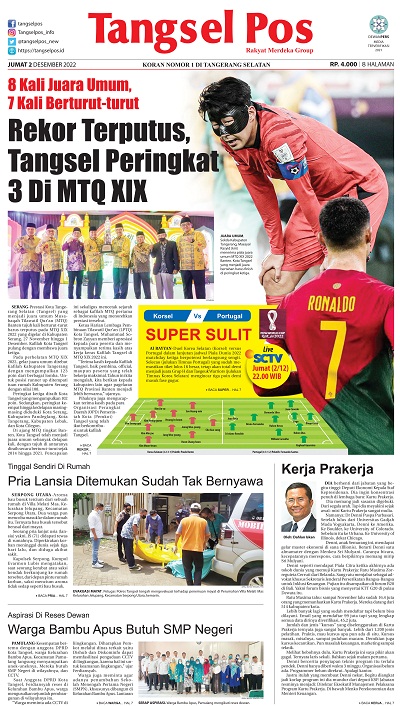 EPaper Edisi Jumat 02 Desember 2022 Tangselpos Id