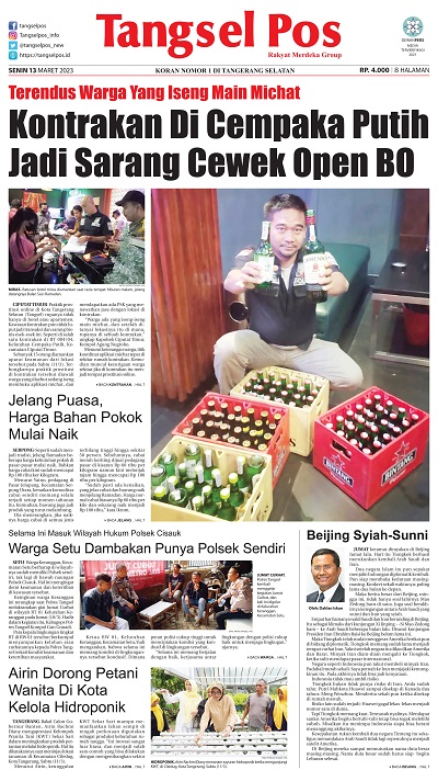 Epaper Edisi Senin Maret Tangselpos Id