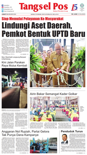 EPaper Edisi Jumat 19 Januari 2024 Tangselpos Id