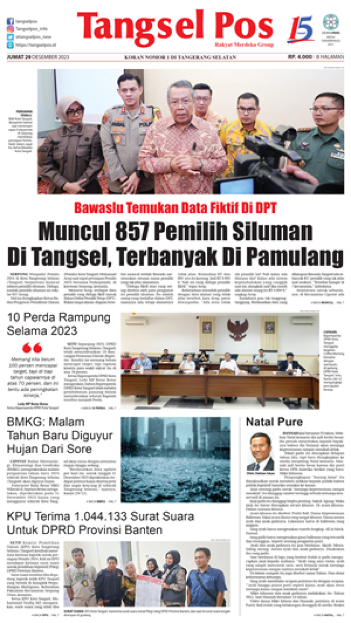 EPaper Edisi Selasa 02 Januari 2024 Tangselpos Id