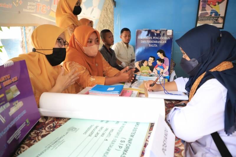 Kampung Jimpitan KB2 Saat Penilaian Kampung Keluarga Berencana (KB) Tingkat Provinsi, Senin, (23/5/2022). (tangselpos.id/sh)