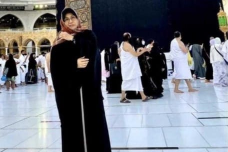 Sri Mulyani di Makkah untuk menunaikan Umrah. Foto : Instagram