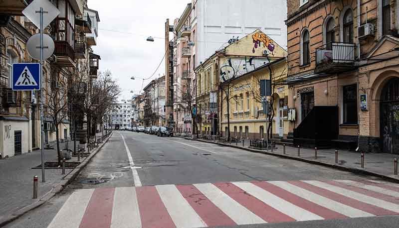 Salah satu kota di Ukraina. (Ist)