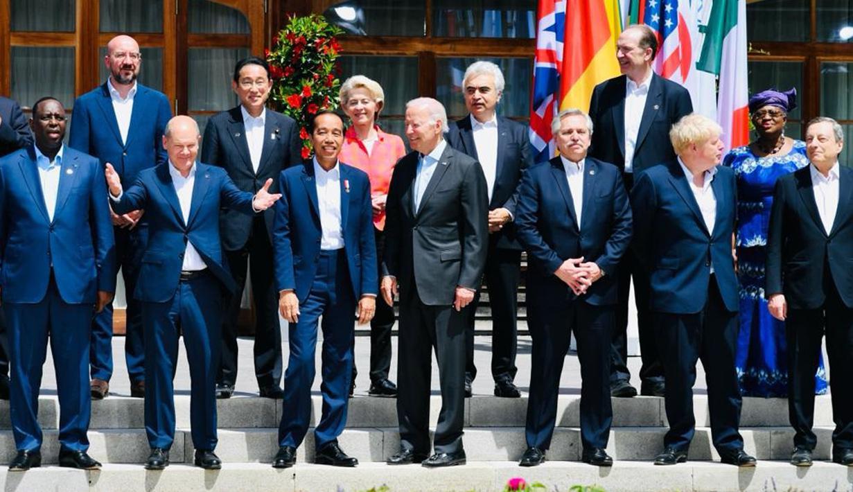 Para pemimpin Negara yang hadir pada KTT G7 di Jerman. (Ist)
