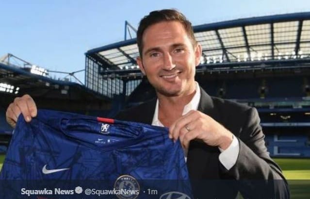 Pelatih Everton Frank Lampard. (Ist)