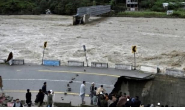 Korban Tewas Banjir Muson Di Pakistan, Sudah Tembus 1.000 Kerusakan akibat bencana di Pakistan. Foto : Istimewa