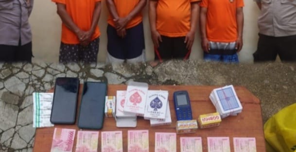 Pelaķu permainan judi togel  berhasil diamankan aparat Polres Lebak, Polda Banten. (Ist)