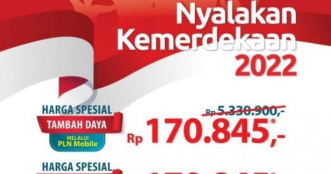 Tambah Daya Hanya Bayar Rp 170.845, Ayo Daftar di Aplikasi PLN Mobile. (Ist)