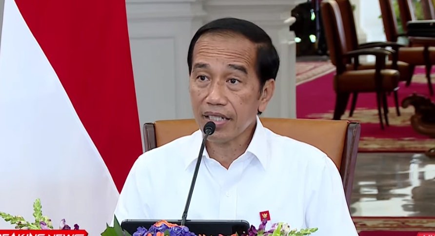 Presiden Jokowi saat pengumuman kenaikan BBM. (Foto : Setpres)
