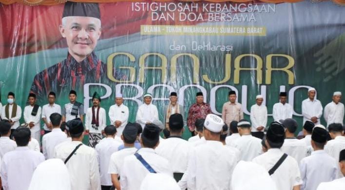 Ulama dan tokoh Minangkabau dukung Ganjar Pranowo Capres 2024. (Ist)