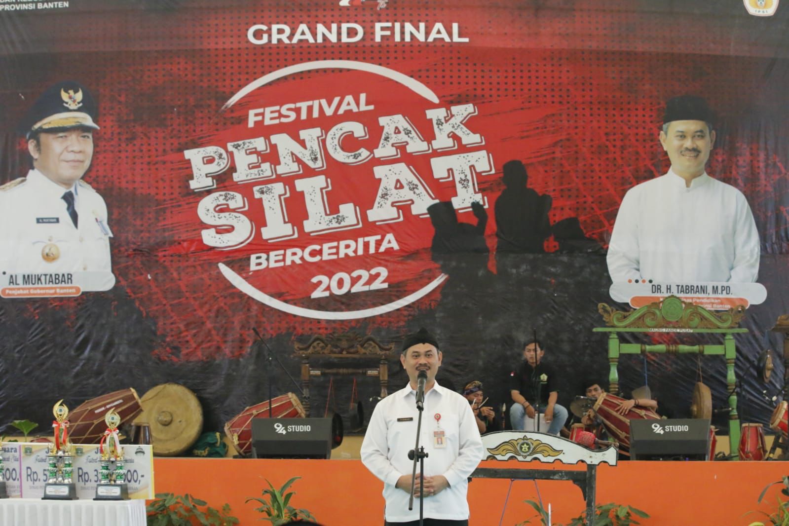 Festival Pencak Silat salah satu acara yang ikut memeriahkan HUT Provinsi Banten ke 22. (Foto : Humas Pemprov)