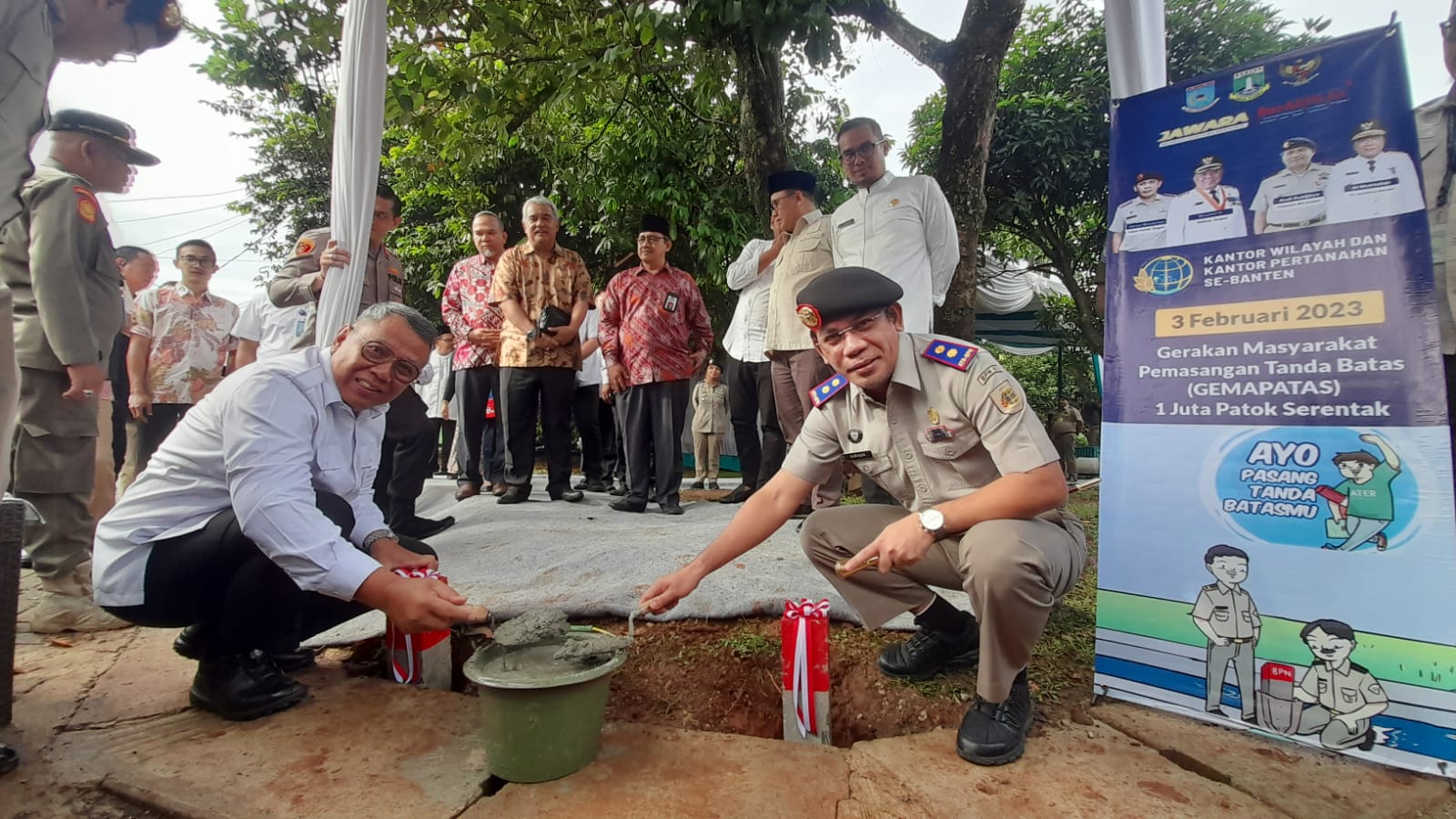 500 Patok Ditanam Di Lahan Milik Pemkot