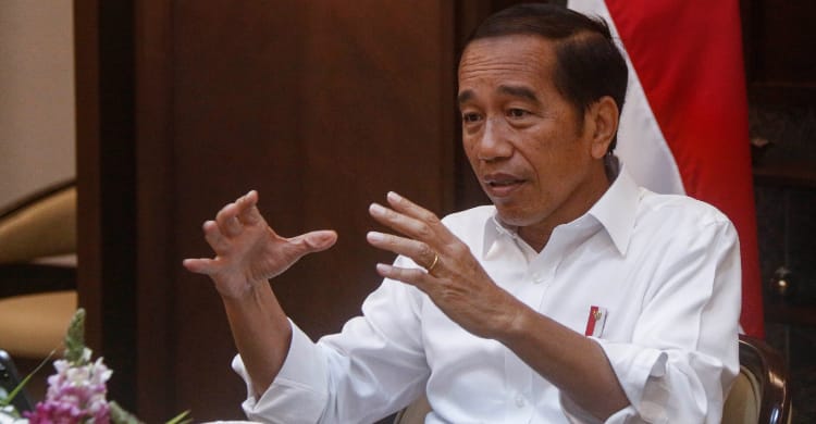Eksklusif Rakyat Merdeka Dengan Presiden RI Presiden Jokowi. (Foto : RM)
