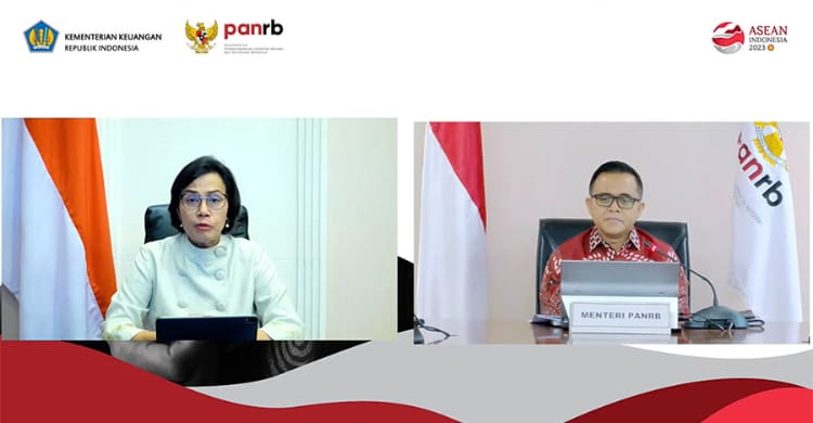 Menteri Keuangan Sri Mulyani dan Menteri PAN RB Abdullah Azwar Anas. (Ist)