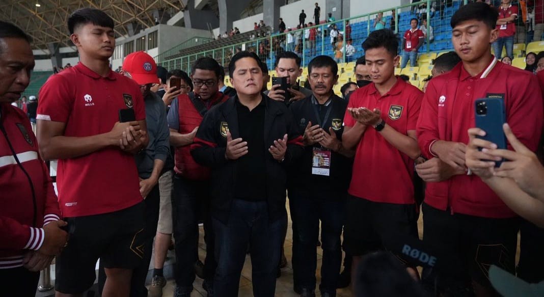 Erick Thohir bersama Timnas U-20. (Ist)