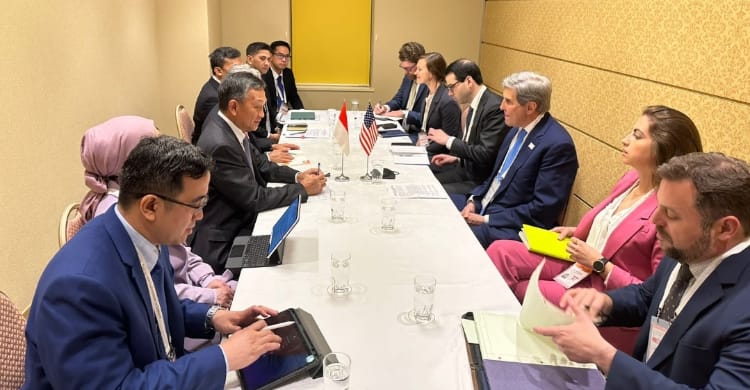 Dua Menteri Indonesia saat berbicara di G7 Sapporo, Jepang. (Ist)