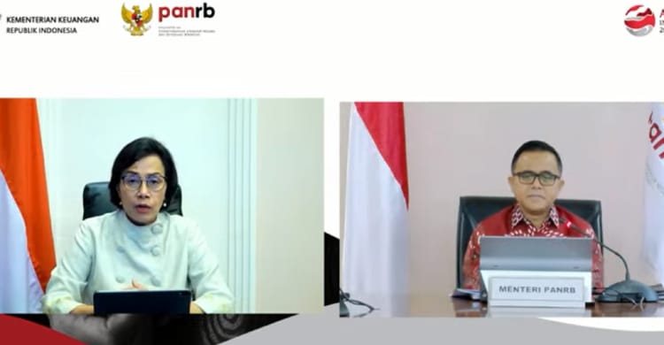 Menteri Keuangan Sri Mulyani dan Menpan PANRB Abdullah Azwar Anas. (Ist)