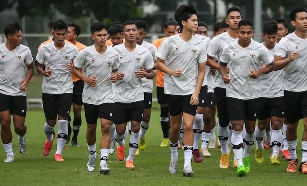 Laga Uji Coba Lawan Kamboja Foto : Ist