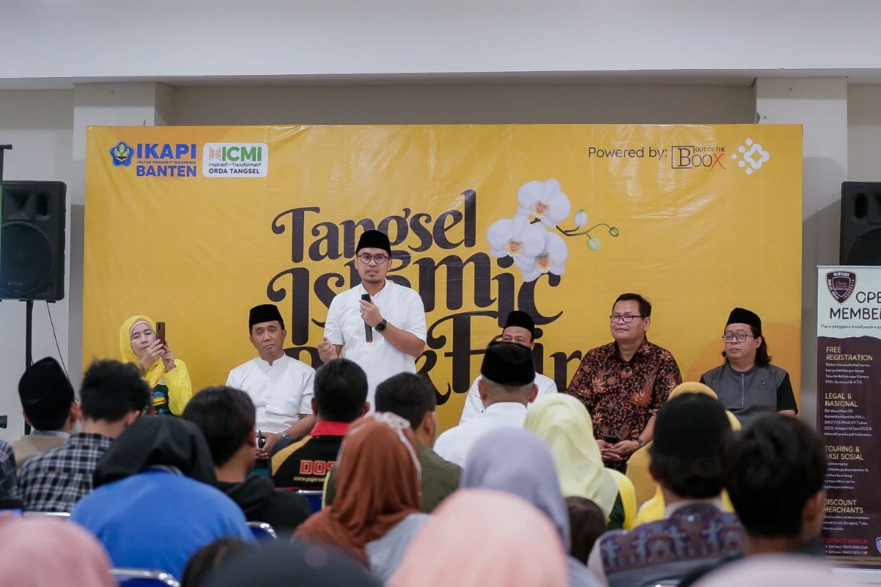 Wakil Walikota Tangsel Pilar Saga Ichsan saat menutup Tangsel Islamic Book Fair 2023.  (Sudin/Tangselpos)