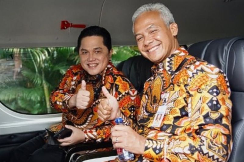 JAMAN: Ganjar-Erick Paket Komplit, Paling Cocok Dengan Kode Jokowi Foto : Ist