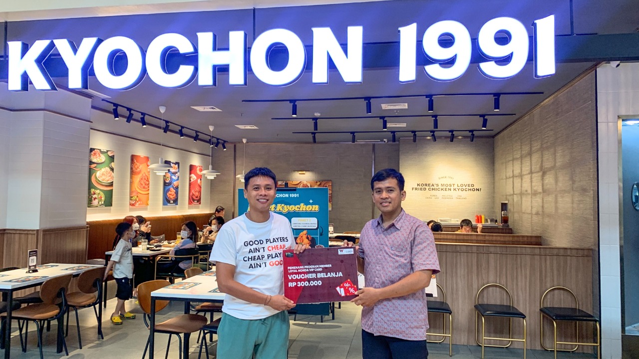 Konsumen loyal Honda VIP Card berkesempatan makan gratis di Kyochon.(Ist)