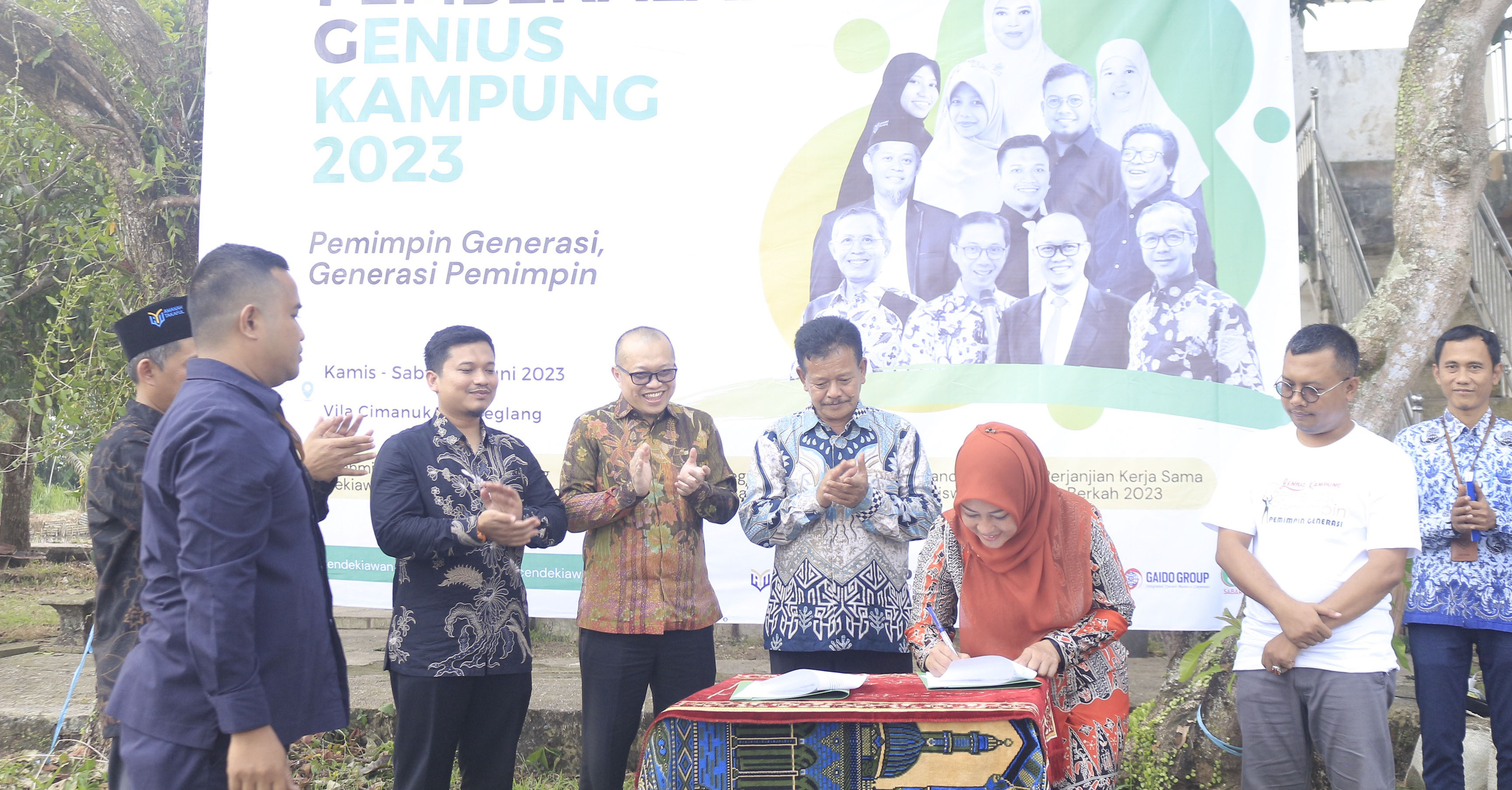 Cendekiawan Kampung mengadakan Pembekalan Genius Kampung (PGK).(din)