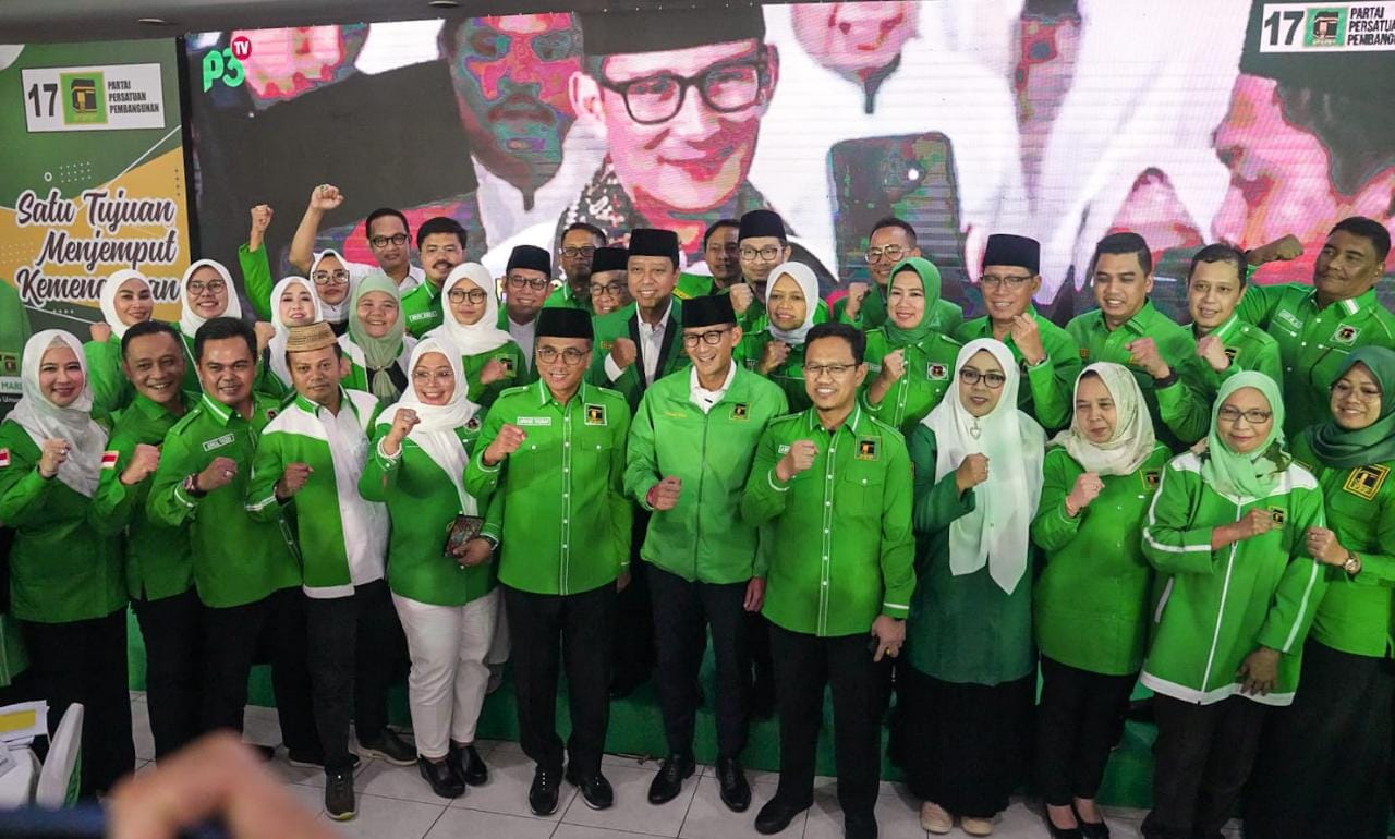 DPC PPP Kota Tangsel menyambut gembira bergabungnya Sandiaga Uno ke PPP. Hal tersebut diharapkan menjadi energi positif bagi para kader.(dra)