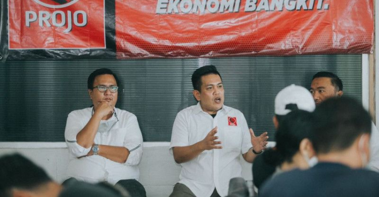 Bendahara Umum DPP Projo, Panel Barus. Foto: Ist