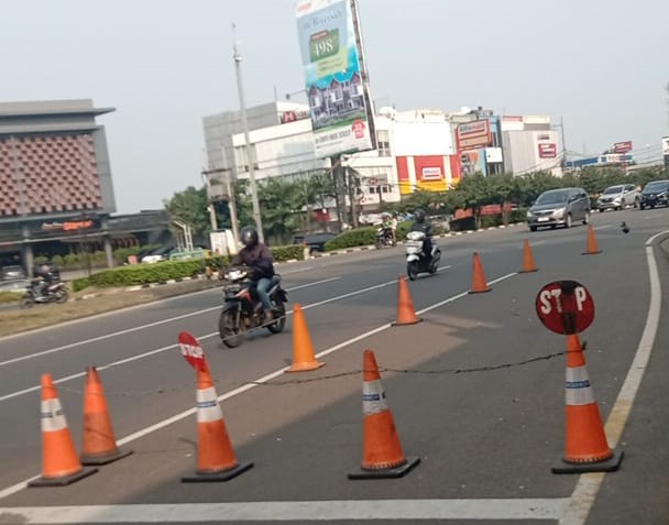 RTBL Jalan Raya Serpong akan dilaksanakan 90 hari kerja. (tangselpos.id/irm)