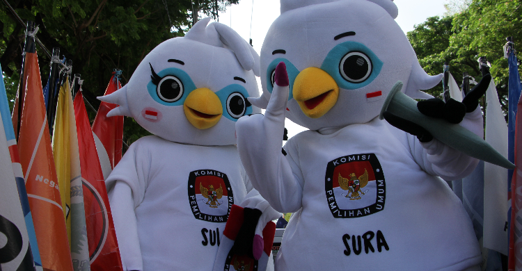 Maskot KPU. Foto : Ist