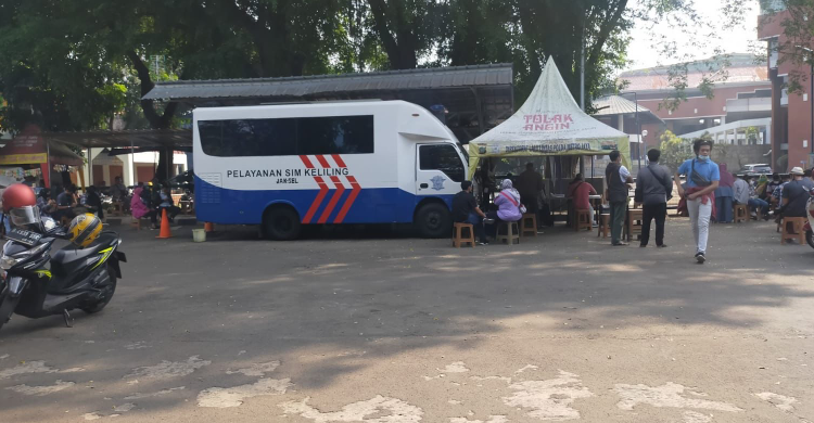 SIM Keliling Tangsel Sabtu 1 Juli, Cek Disini Lokasinya Foto : Ist