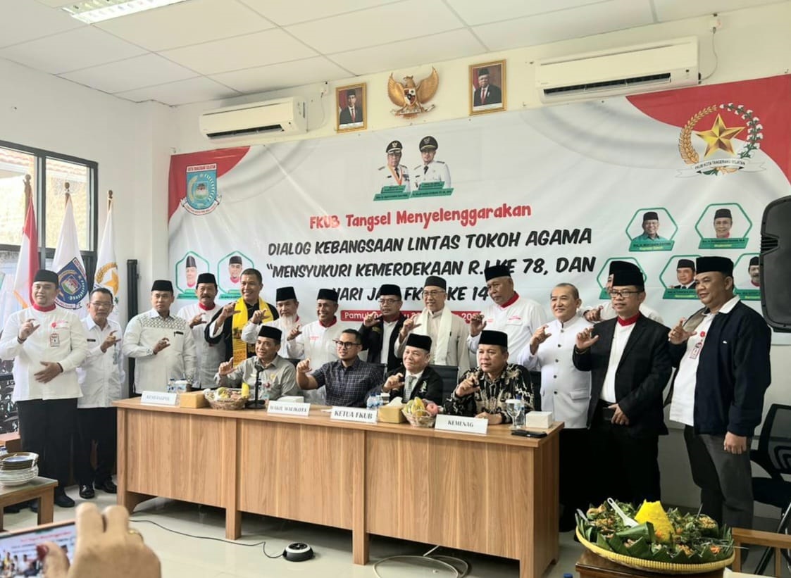 Dialog kebangsaan lintas tokoh agama sebagai syukuran HUT RI ke-78.(ars)