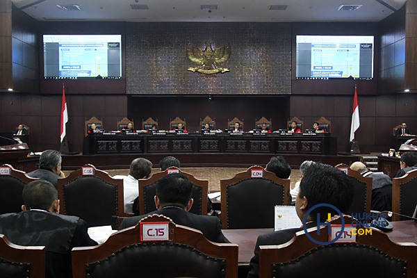 Suasana sidang di MK. Foto : Ist