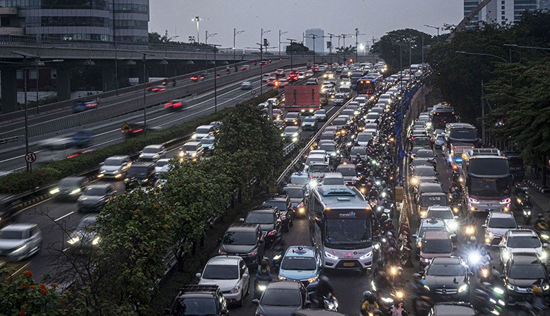 Kemacetan saat jam pulang kantor. Foto : Ist