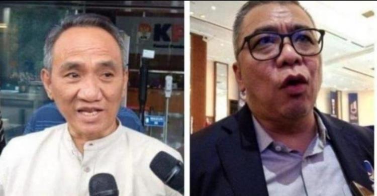 Politisi Demokrat Andi Arief (kiri) dan Politisi Nasdem Ahmad Ali. Foto : Ist