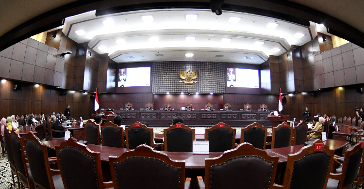 Suasana sidang di MK. Foto : Ist