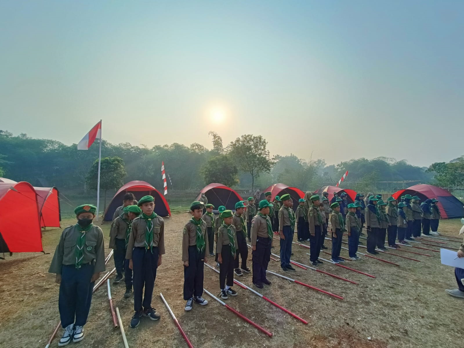 Siswa antusias mengikuti camp dakwah.(ars)