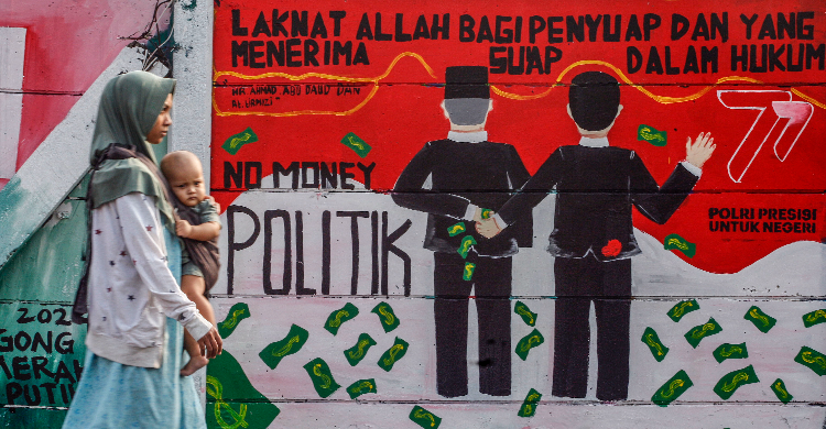 Mural politik di Depok. Foto : Ist