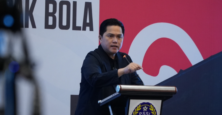 Ketum PSSI Erick Thohir. Foto : Ist