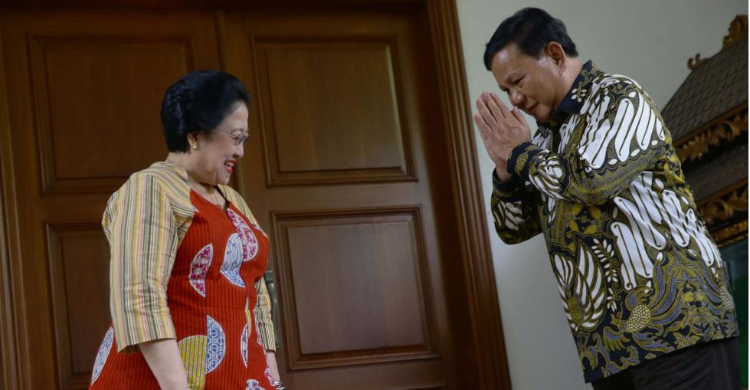 Pertemuan Megawati dan Prabowo pada Juli 2019. Foto : Ist