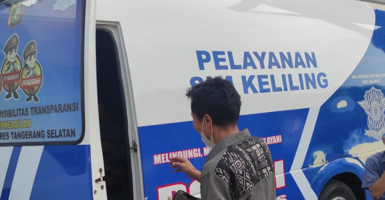 SIM Keliling Tangerang Kota 4 Oktober, Cek Di Sini Lokasinya Foto : Ist
