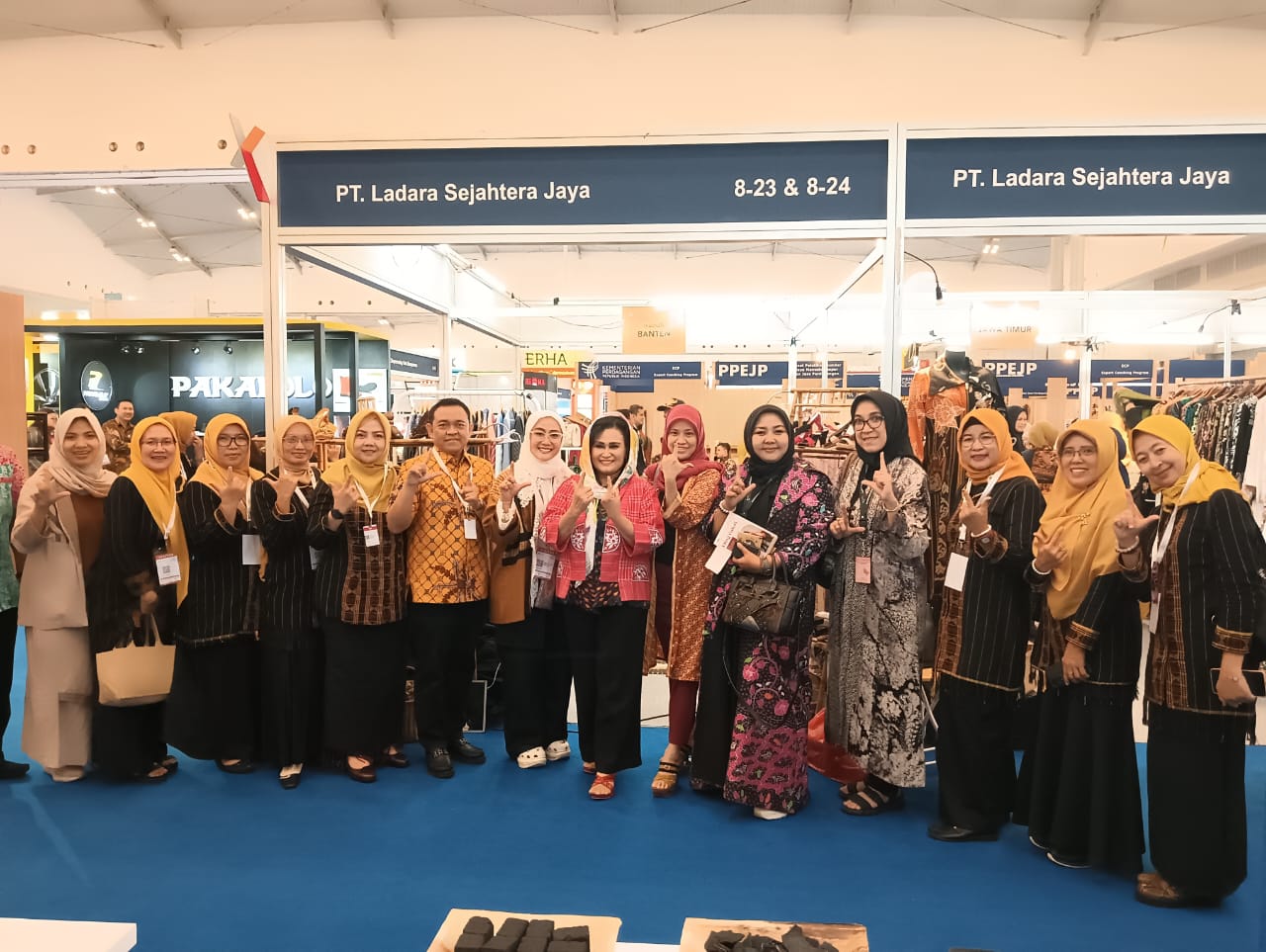 Ladara Pamerkan Produk Nusantara di Trade Expo Indonesia 2023, yang digelar di IC BSD.(dra)