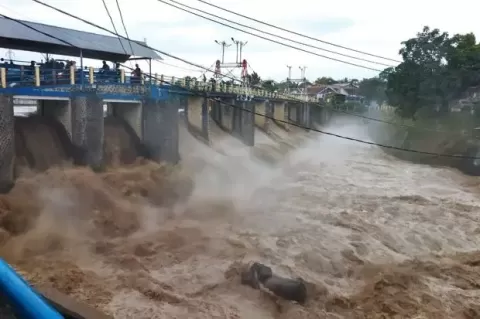 Bendungan Katulampa, Bogor. Foto : Ist