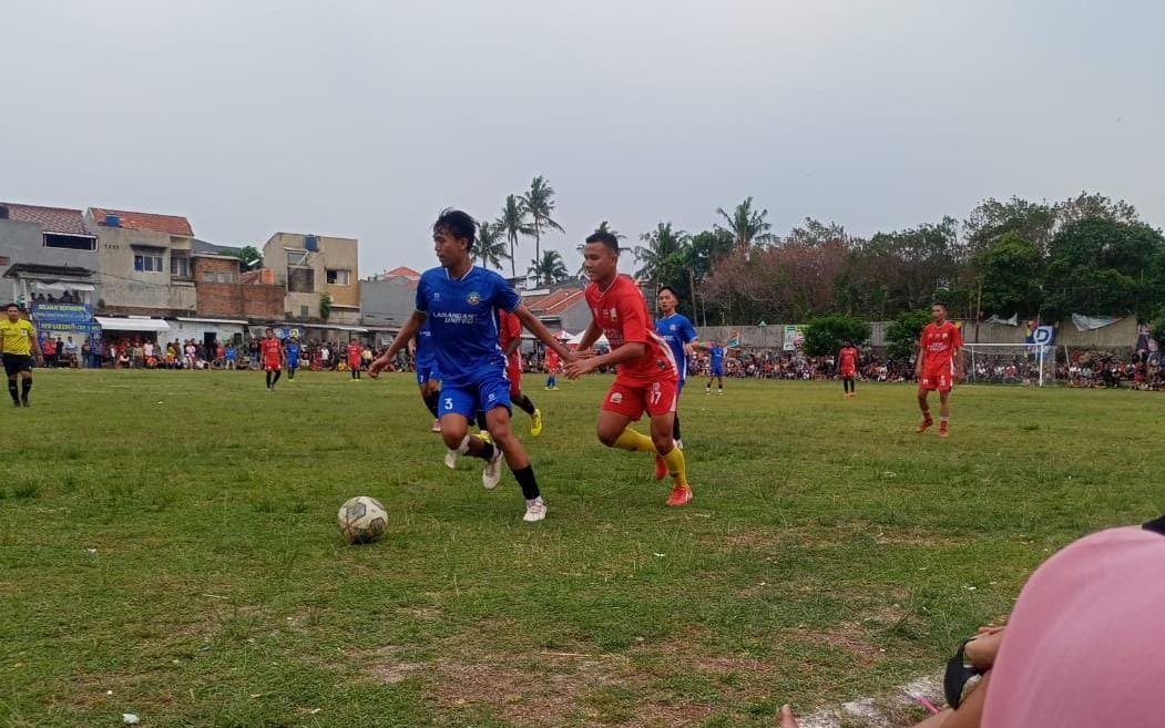 Larangan United dan Putra Selatan sama-sama tampil impresif.(Foto: Red/tangselpos.id).