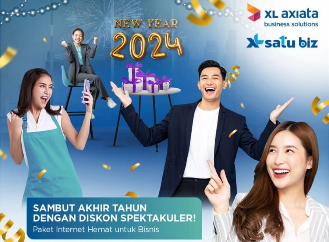 Promo Akhir Tahun XL SATU BIZ Langganan 1 Tahun Bonus 4 Bulan. (Ist)