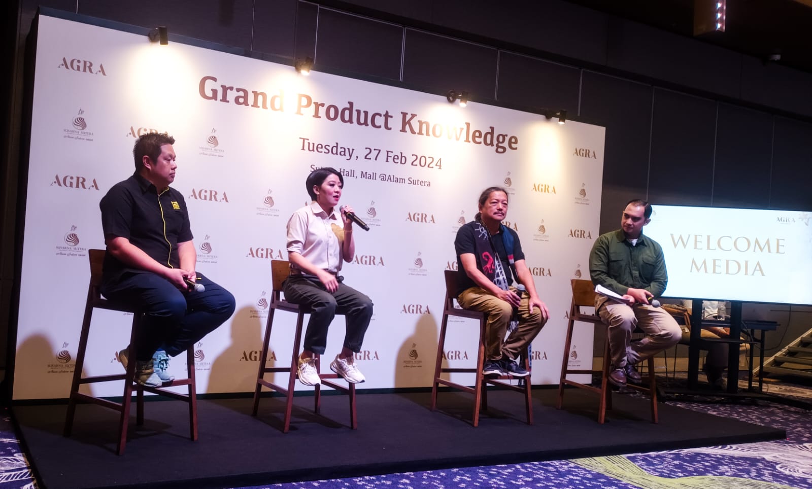 Konferensi pers Grand Product Knowledge di Mall@Alam Sutra, Tangerang, Selasa (27/2/2024). (tangselpos.id/lim)
