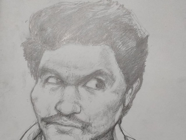 Sketsa wajah diduga pembunuh Imam Musola. Foto : Ist