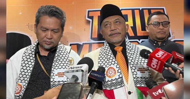 Presiden Partai Keadilan Sejahtera (PKS) Ahmad Syaikhu memberikan keterangan terkait Pilkada Jakarta di Jakarta. Foto : Ist
