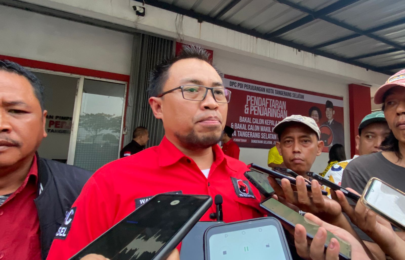 KETUA DPC PDIP Kota Tangsel Wanto Sugito.