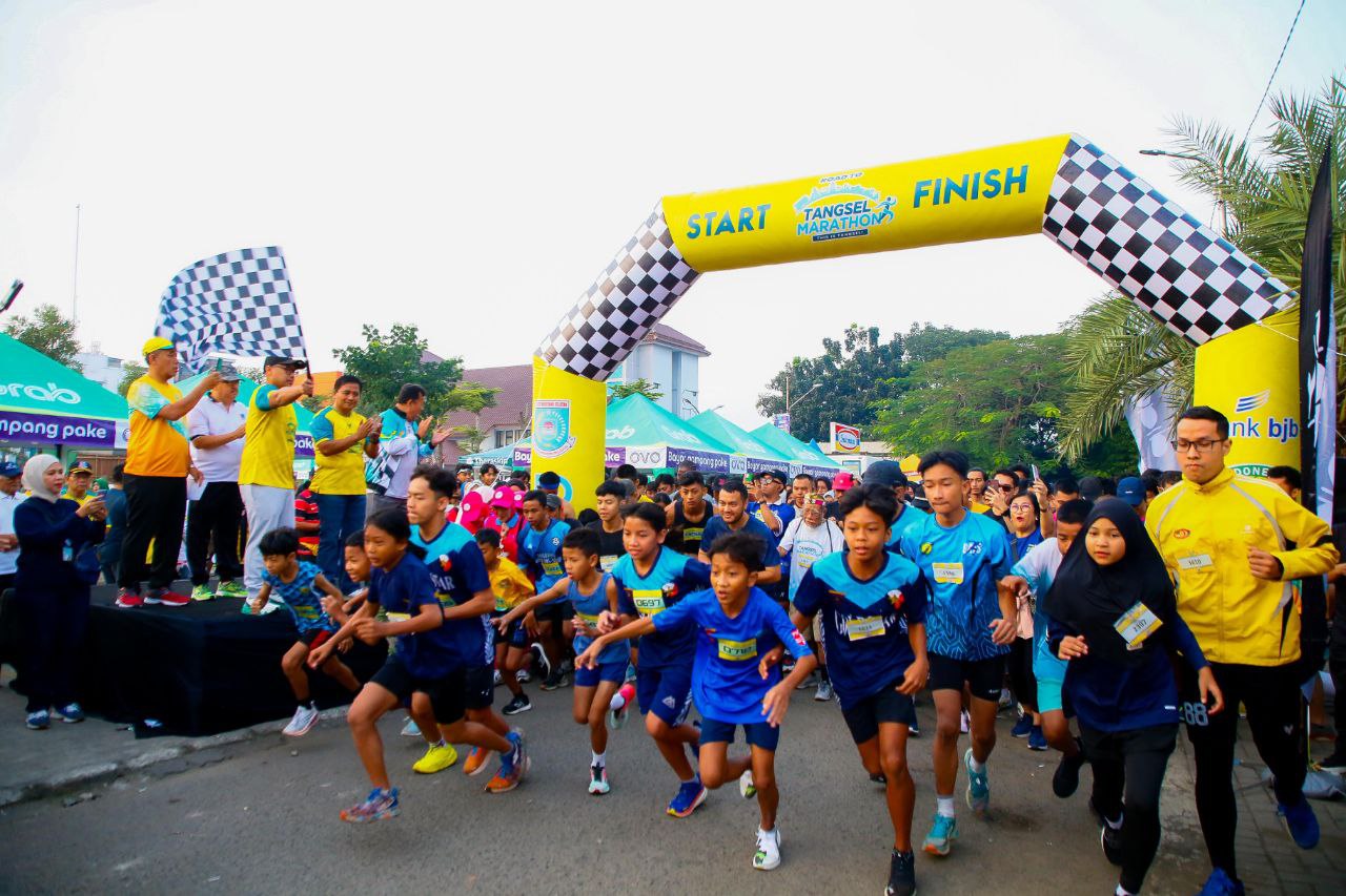 Tangsel Marathon 2024, di Kecamatan Pamulang, Minggu (23/6/2024). (Dok. Kecamatan Pamulang)